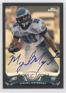 2013 Topps Chrome - [Base] - Black Refractor Rookie Autographs #13 - Miguel Maysonet /25