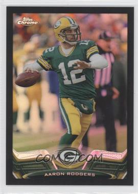 2013 Topps Chrome - [Base] - Black Refractor #150 - Aaron Rodgers /299