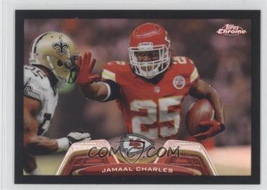 2013 Topps Chrome - [Base] - Black Refractor #192 - Jamaal Charles /299