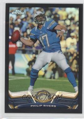 2013 Topps Chrome - [Base] - Black Refractor #84 - Philip Rivers /299