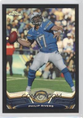 2013 Topps Chrome - [Base] - Black Refractor #84 - Philip Rivers /299