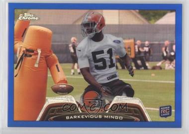 2013 Topps Chrome - [Base] - Blue Border Refractor #106 - Barkevious Mingo /199