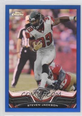 2013 Topps Chrome - [Base] - Blue Border Refractor #191 - Steven Jackson /199