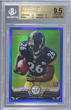 2013 Topps Chrome - [Base] - Blue Border Refractor #198 - Le'Veon Bell /199 [BGS 9.5 GEM MINT]