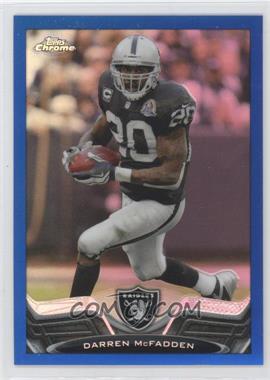 2013 Topps Chrome - [Base] - Blue Border Refractor #78 - Darren McFadden /199