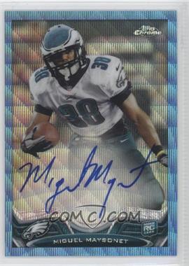 2013 Topps Chrome - [Base] - Blue Wave Refractor Rookie Autographs #13 - Miguel Maysonet /50