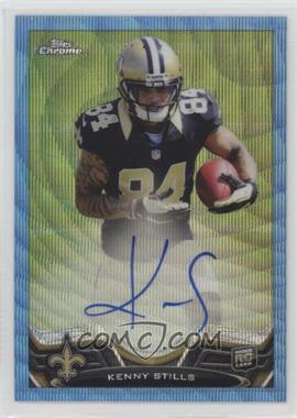 2013 Topps Chrome - [Base] - Blue Wave Refractor Rookie Autographs #194 - Kenny Stills /50