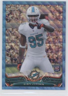 2013 Topps Chrome - [Base] - Blue Wave Refractor #121 - Dion Jordan