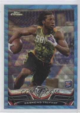 2013 Topps Chrome - [Base] - Blue Wave Refractor #126 - Desmond Trufant