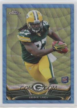 2013 Topps Chrome - [Base] - Blue Wave Refractor #131 - Eddie Lacy