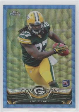 2013 Topps Chrome - [Base] - Blue Wave Refractor #131 - Eddie Lacy