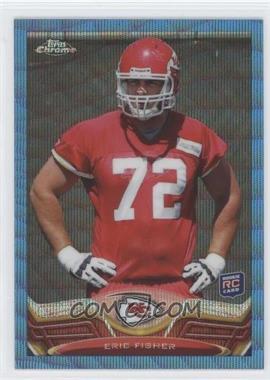 2013 Topps Chrome - [Base] - Blue Wave Refractor #166 - Eric Fisher