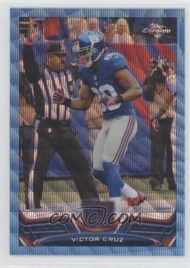 2013 Topps Chrome - [Base] - Blue Wave Refractor #26 - Victor Cruz