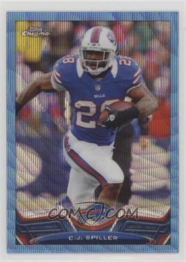 2013 Topps Chrome - [Base] - Blue Wave Refractor #39 - C.J. Spiller