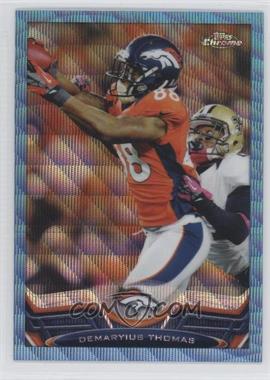 2013 Topps Chrome - [Base] - Blue Wave Refractor #42 - Demaryius Thomas