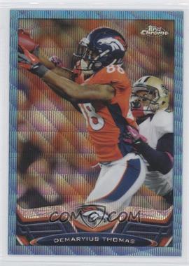 2013 Topps Chrome - [Base] - Blue Wave Refractor #42 - Demaryius Thomas