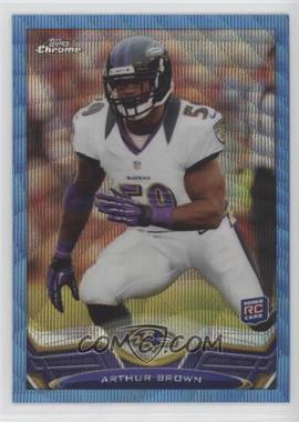 2013 Topps Chrome - [Base] - Blue Wave Refractor #64 - Arthur Brown