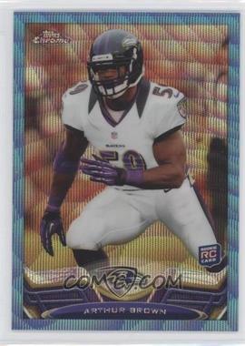 2013 Topps Chrome - [Base] - Blue Wave Refractor #64 - Arthur Brown