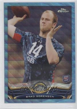 2013 Topps Chrome - [Base] - Blue Wave Refractor #67 - Brad Sorensen