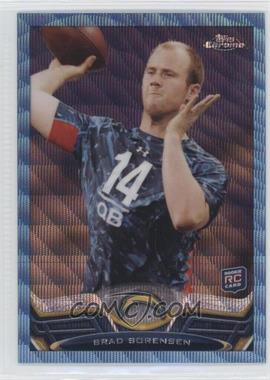 2013 Topps Chrome - [Base] - Blue Wave Refractor #67 - Brad Sorensen