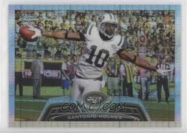 2013 Topps Chrome - [Base] - Blue Wave Refractor #71 - Santonio Holmes