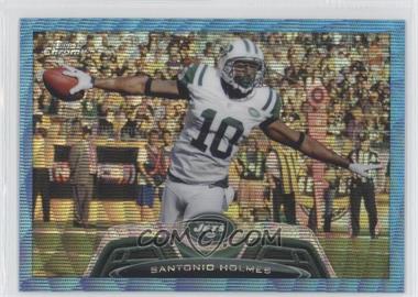 2013 Topps Chrome - [Base] - Blue Wave Refractor #71 - Santonio Holmes