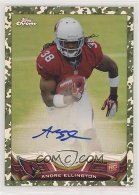 2013 Topps Chrome - [Base] - Camo Military Refractor Rookie Autographs #205 - Andre Ellington /99 [EX to NM]