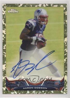 2013 Topps Chrome - [Base] - Camo Military Refractor Rookie Autographs #65 - Aaron Dobson /99