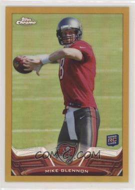 2013 Topps Chrome - [Base] - Gold Refractor #218 - Mike Glennon /50