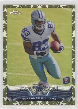 2013 Topps Chrome - [Base] - Military Refractor #101 - Terrance Williams /499