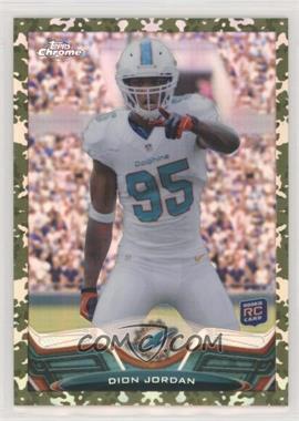 2013 Topps Chrome - [Base] - Military Refractor #121 - Dion Jordan /499 [EX to NM]