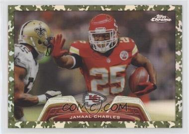 2013 Topps Chrome - [Base] - Military Refractor #192 - Jamaal Charles /499