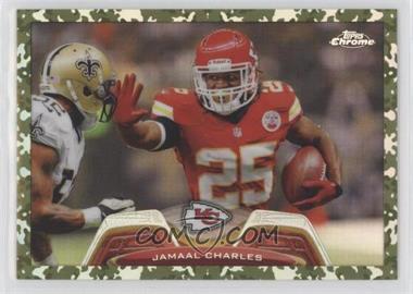 2013 Topps Chrome - [Base] - Military Refractor #192 - Jamaal Charles /499