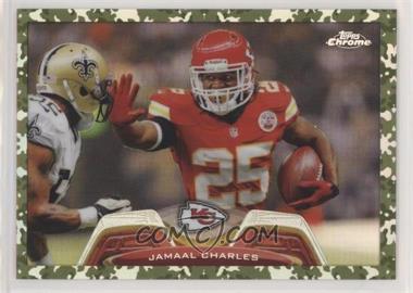 2013 Topps Chrome - [Base] - Military Refractor #192 - Jamaal Charles /499