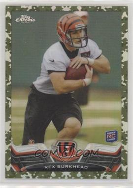 2013 Topps Chrome - [Base] - Military Refractor #8 - Rex Burkhead /499