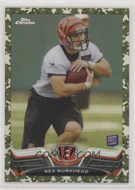 2013 Topps Chrome - [Base] - Military Refractor #8 - Rex Burkhead /499