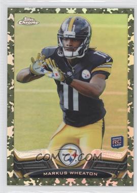 2013 Topps Chrome - [Base] - Military Refractor #94 - Markus Wheaton /499