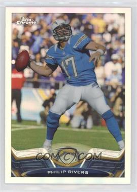 2013 Topps Chrome - [Base] - Refractor #84 - Philip Rivers