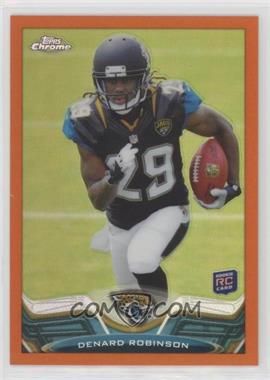 2013 Topps Chrome - [Base] - Retail Orange Refractor #114 - Denard Robinson