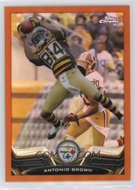 2013 Topps Chrome - [Base] - Retail Orange Refractor #122 - Antonio Brown