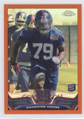 2013 Topps Chrome - [Base] - Retail Orange Refractor #190 - Damontre Moore