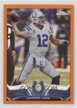 2013 Topps Chrome - [Base] - Retail Orange Refractor #75 - Andrew Luck