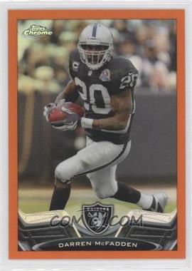 2013 Topps Chrome - [Base] - Retail Orange Refractor #78 - Darren McFadden