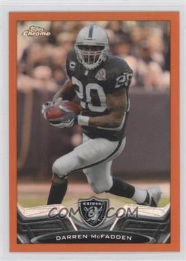 2013 Topps Chrome - [Base] - Retail Orange Refractor #78 - Darren McFadden