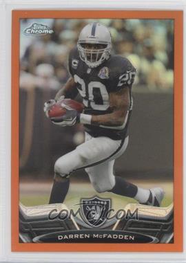 2013 Topps Chrome - [Base] - Retail Orange Refractor #78 - Darren McFadden