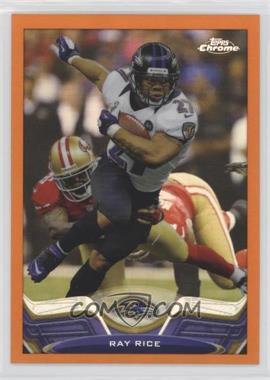 2013 Topps Chrome - [Base] - Retail Orange Refractor #83 - Ray Rice