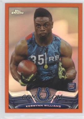 2013 Topps Chrome - [Base] - Retail Orange Refractor #99 - Kerwynn Williams