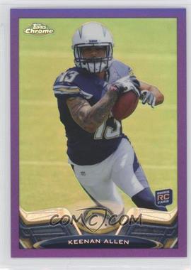 2013 Topps Chrome - [Base] - Retail Purple Refractor #14 - Keenan Allen /499