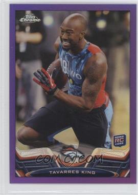 2013 Topps Chrome - [Base] - Retail Purple Refractor #169 - Tavarres King /499