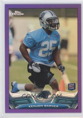 2013 Topps Chrome - [Base] - Retail Purple Refractor #178 - Kenjon Barner /499